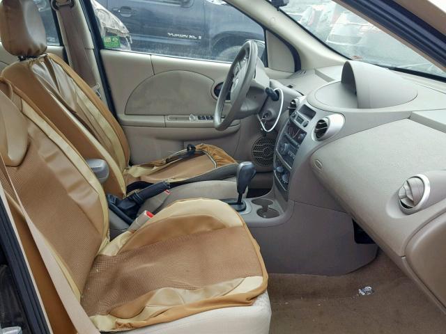 1G8AJ55F17Z164806 - 2007 SATURN ION LEVEL GOLD photo 5