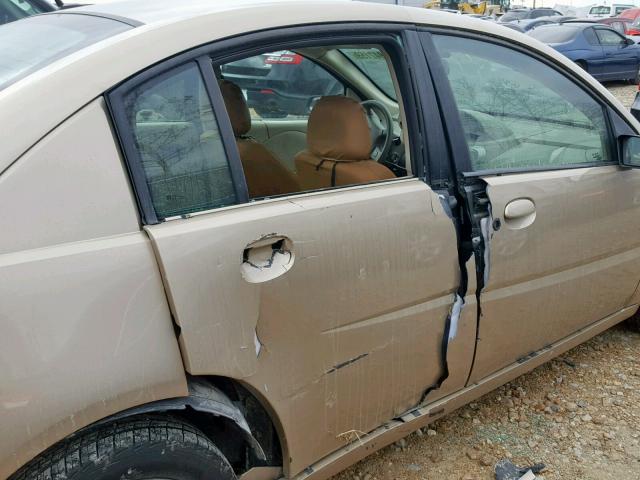 1G8AJ55F17Z164806 - 2007 SATURN ION LEVEL GOLD photo 9