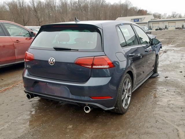 3VW447AU6JM296962 - 2018 VOLKSWAGEN GTI S/SE GRAY photo 4