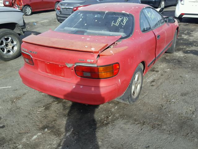 JT2AT86F7L0015081 - 1990 TOYOTA CELICA ST RED photo 4