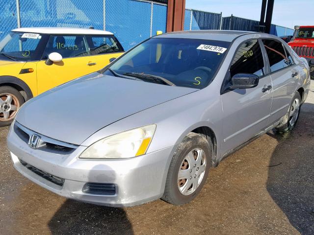 1HGCM56116A155126 - 2006 HONDA ACCORD VAL SILVER photo 2