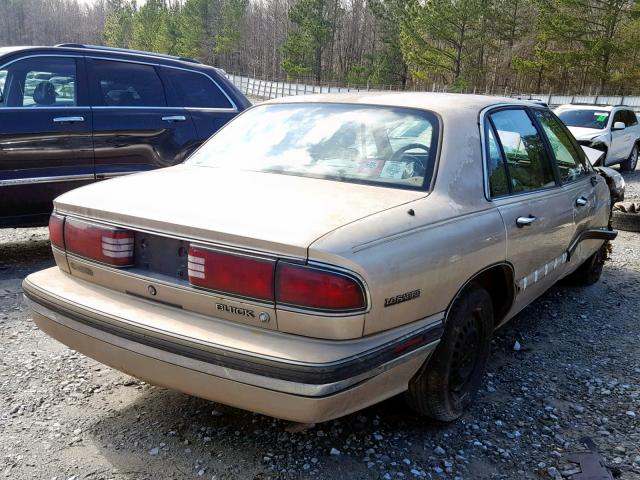 1G4HP52L8RH522596 - 1994 BUICK LESABRE CU GOLD photo 4