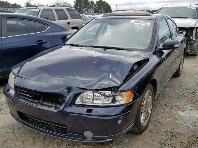 YV1RS592372618408 - 2007 VOLVO S60 2.5T BLUE photo 2