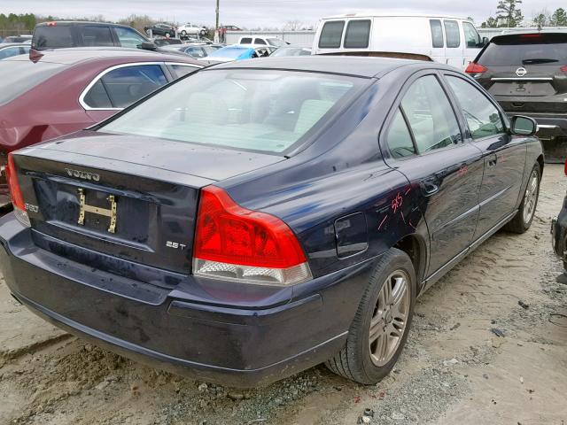 YV1RS592372618408 - 2007 VOLVO S60 2.5T BLUE photo 4