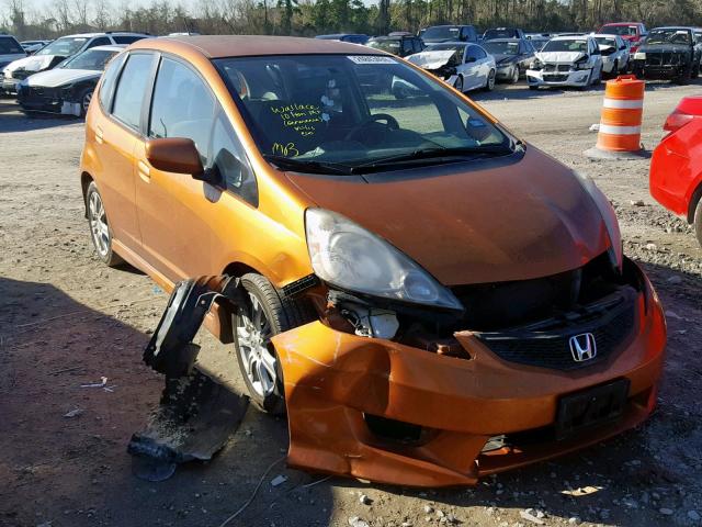 JHMGE8H42AS018459 - 2010 HONDA FIT SPORT ORANGE photo 1