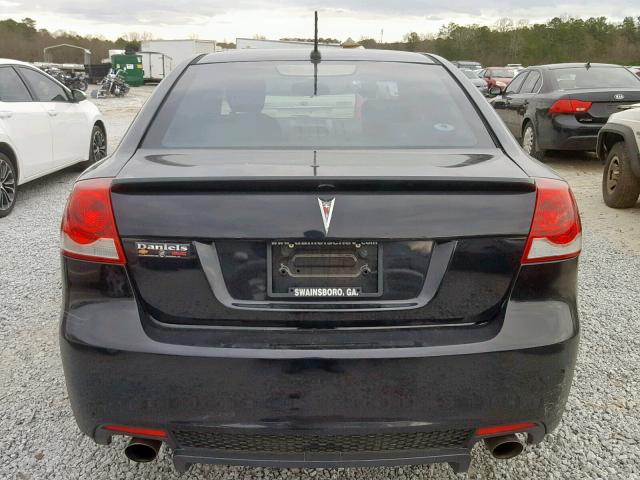 6G2ER57779L153554 - 2009 PONTIAC G8 BLACK photo 9