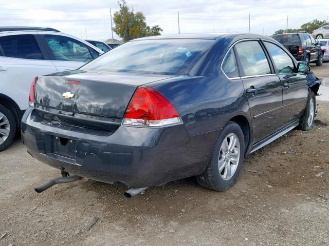 2G1WA5E32E1185874 - 2014 CHEVROLET IMPALA LIM GRAY photo 4