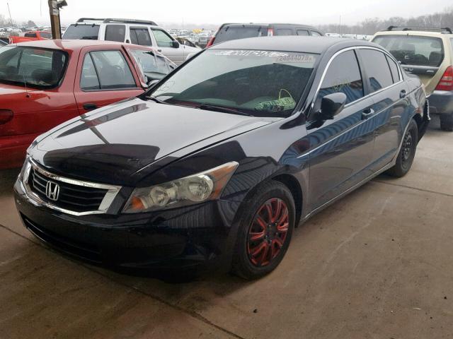 1HGCP26329A048064 - 2009 HONDA ACCORD LX BLACK photo 2