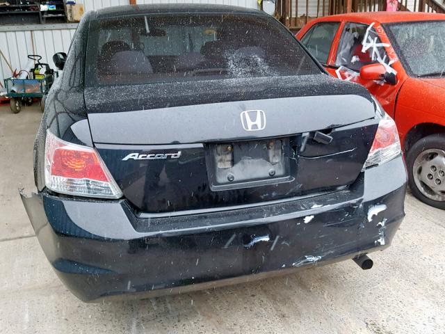 1HGCP26329A048064 - 2009 HONDA ACCORD LX BLACK photo 9