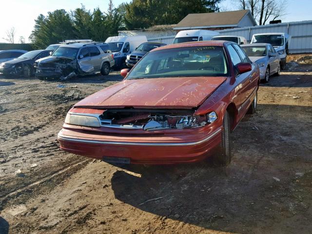 2FALP74W6VX234304 - 1997 FORD CROWN VICT RED photo 2