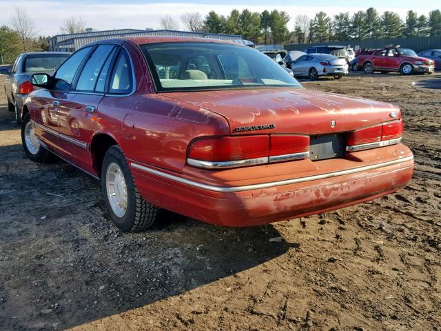 2FALP74W6VX234304 - 1997 FORD CROWN VICT RED photo 3