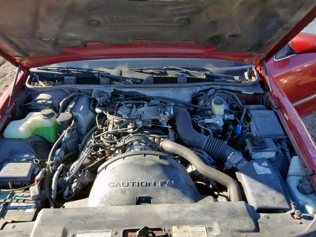 2FALP74W6VX234304 - 1997 FORD CROWN VICT RED photo 7