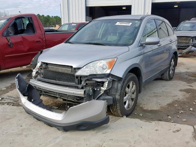 JHLRE38777C037845 - 2007 HONDA CR-V EXL SILVER photo 2