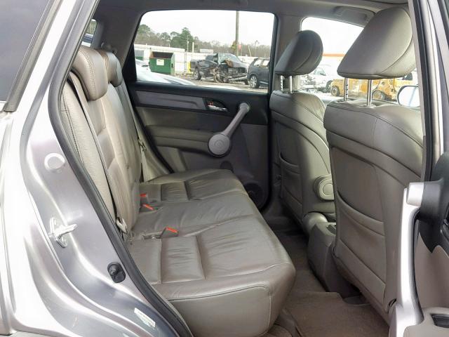 JHLRE38777C037845 - 2007 HONDA CR-V EXL SILVER photo 6