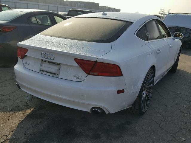 WAUSGAFC8CN023848 - 2012 AUDI A7 PRESTIG WHITE photo 4