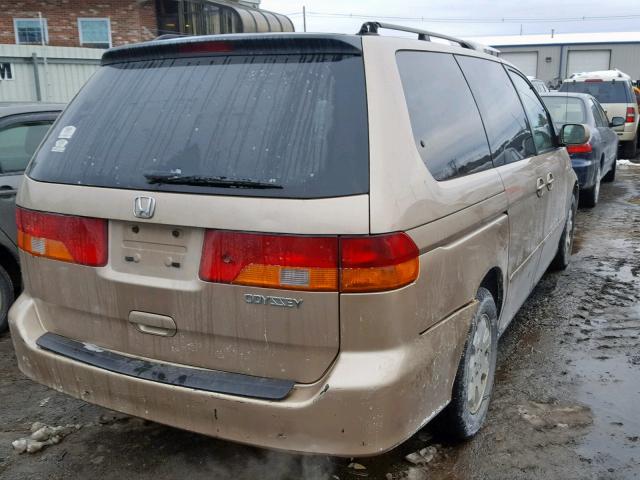 2HKRL18912H590318 - 2002 HONDA ODYSSEY EX BROWN photo 4