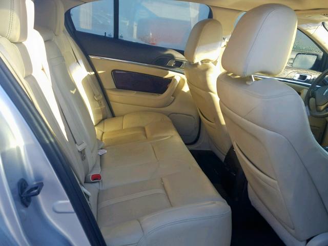 1LNHL9DK2DG600019 - 2013 LINCOLN MKS SILVER photo 6