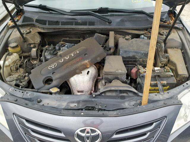 4T1BE46K07U575742 - 2007 TOYOTA CAMRY NEW GRAY photo 7