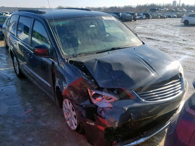 2C4RC1BG9CR245923 - 2012 CHRYSLER TOWN & COU BLACK photo 1