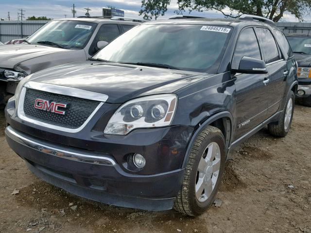 1GKER33707J102431 - 2007 GMC ACADIA SLT BLACK photo 2