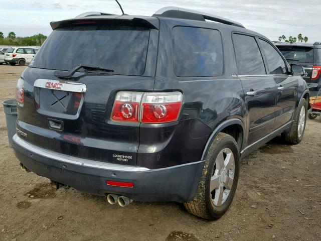 1GKER33707J102431 - 2007 GMC ACADIA SLT BLACK photo 4