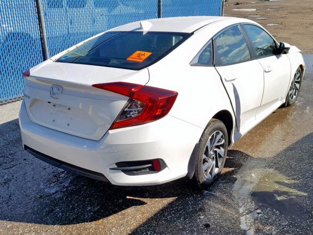 19XFC2F8XJE006147 - 2018 HONDA CIVIC EX WHITE photo 4