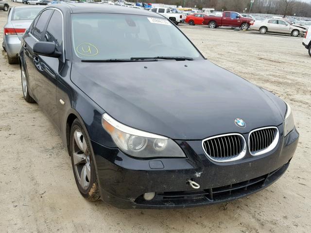 WBANE53507CW59620 - 2007 BMW 525 I BLACK photo 1