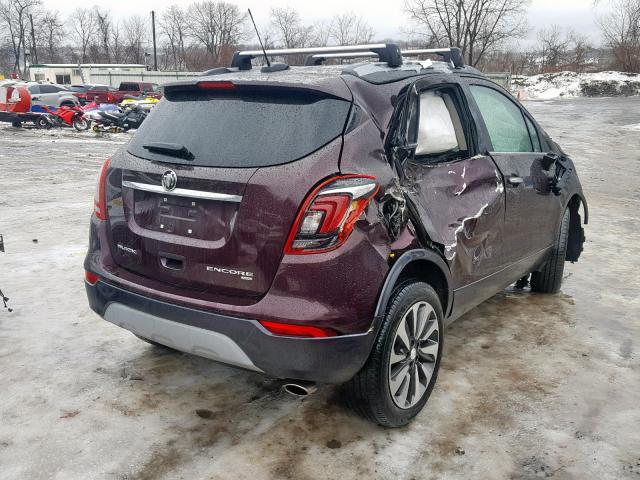 KL4CJFSB8HB155627 - 2017 BUICK ENCORE PRE BURGUNDY photo 4