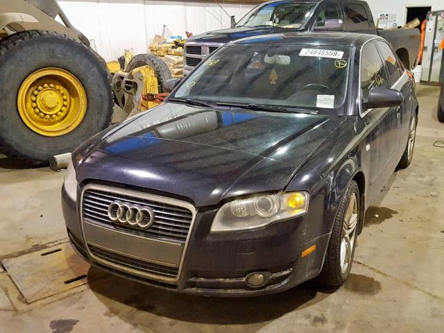 WAUDG68E76A000626 - 2006 AUDI A4 3.2 QUA BLACK photo 2