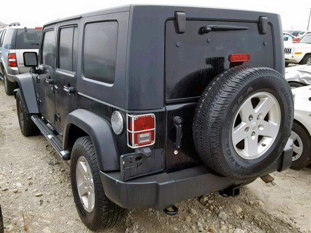 1J8GA39199L776382 - 2009 JEEP WRANGLER U BLACK photo 3