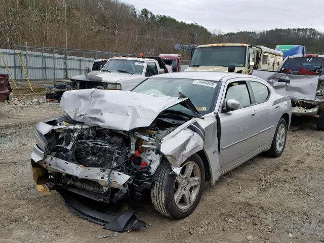 2B3CA3CV9AH247891 - 2010 DODGE CHARGER SX SILVER photo 2