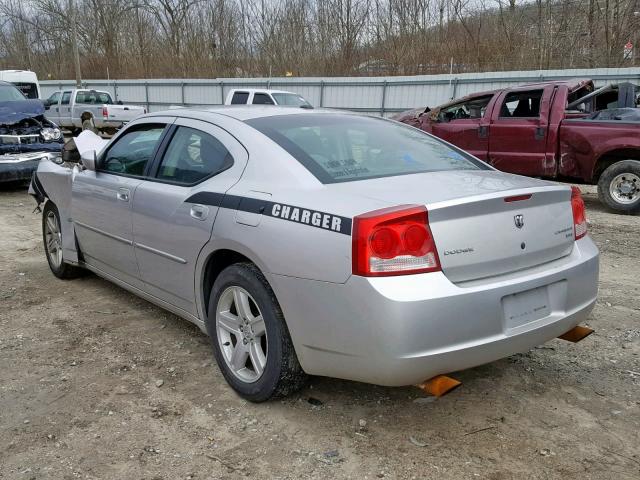 2B3CA3CV9AH247891 - 2010 DODGE CHARGER SX SILVER photo 3