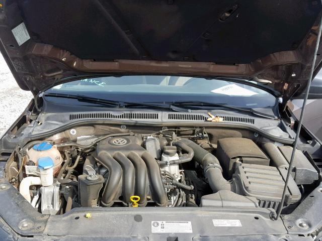 3VW1K7AJXEM408862 - 2014 VOLKSWAGEN JETTA BASE BLACK photo 7