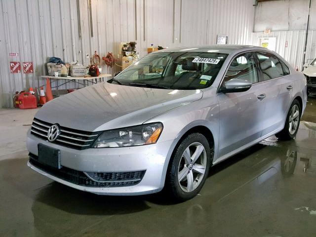 1VWBP7A33CC101099 - 2012 VOLKSWAGEN PASSAT SE SILVER photo 2