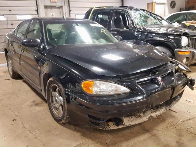 1G2NV52E03C282144 - 2003 PONTIAC GRAND AM G BLACK photo 1