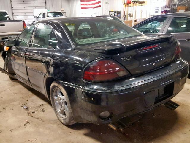 1G2NV52E03C282144 - 2003 PONTIAC GRAND AM G BLACK photo 3