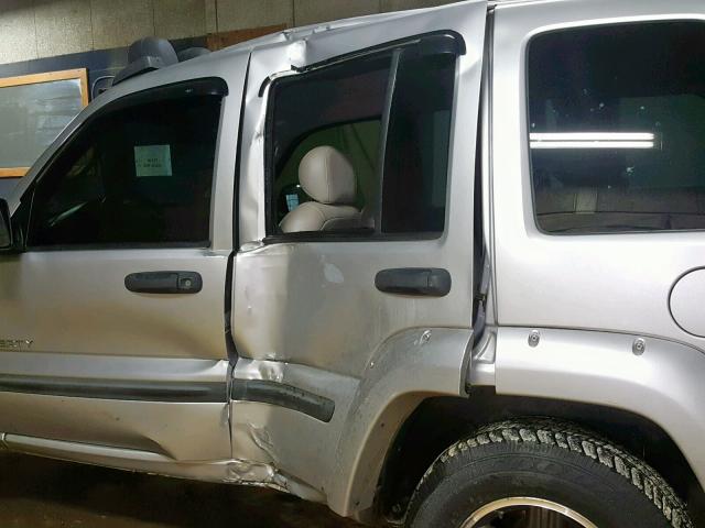 1J4GL38K74W225350 - 2004 JEEP LIBERTY RE SILVER photo 10