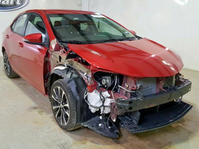 5YFBURHE3HP621252 - 2017 TOYOTA COROLLA L RED photo 1