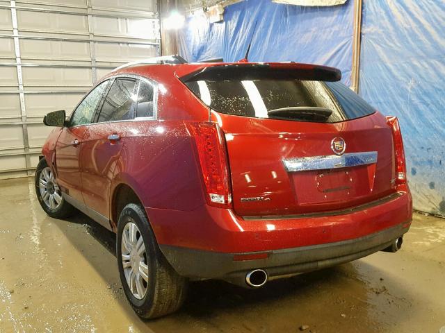 3GYFNDE34CS659728 - 2012 CADILLAC SRX LUXURY RED photo 3