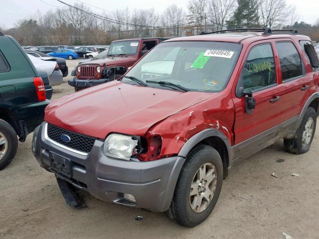 1FMYU93133KC98922 - 2003 FORD ESCAPE XLT RED photo 2