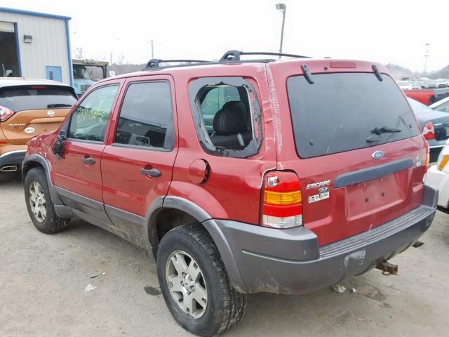 1FMYU93133KC98922 - 2003 FORD ESCAPE XLT RED photo 3