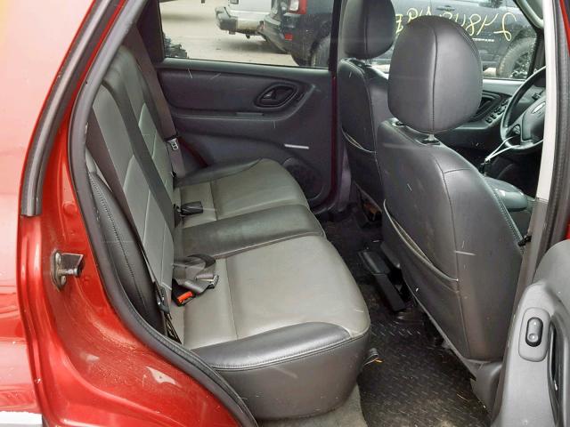 1FMYU93133KC98922 - 2003 FORD ESCAPE XLT RED photo 6