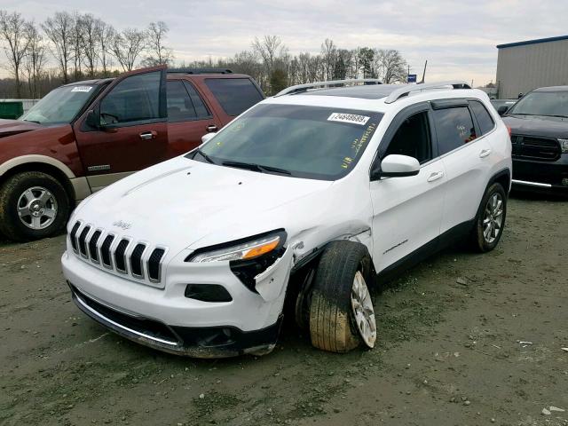 1C4PJLDX2JD552887 - 2018 JEEP CHEROKEE L WHITE photo 2