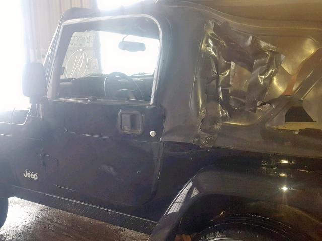 1J4FA69S93P324083 - 2003 JEEP WRANGLER / BLACK photo 9