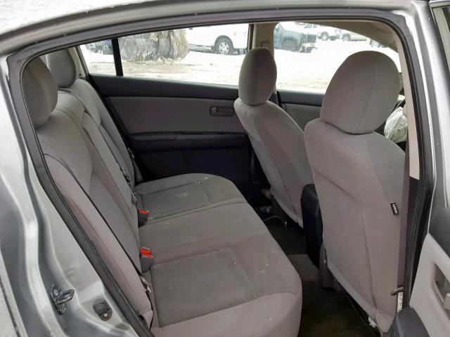 3N1AB6AP9CL688278 - 2012 NISSAN SENTRA 2.0 GRAY photo 6