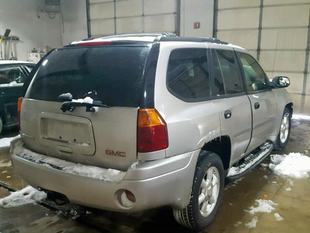 1GKDT13S472188441 - 2007 GMC ENVOY SILVER photo 4