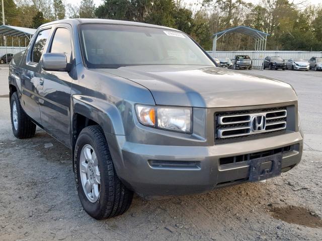 2HJYK16567H524115 - 2007 HONDA RIDGELINE GRAY photo 1