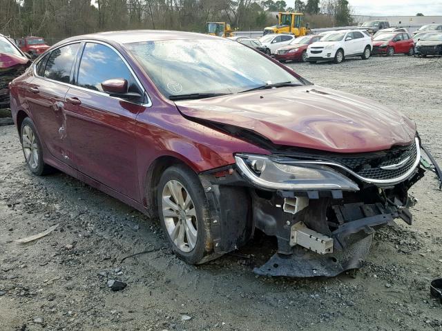 1C3CCCAB1FN658061 - 2015 CHRYSLER 200 LIMITE BURGUNDY photo 1