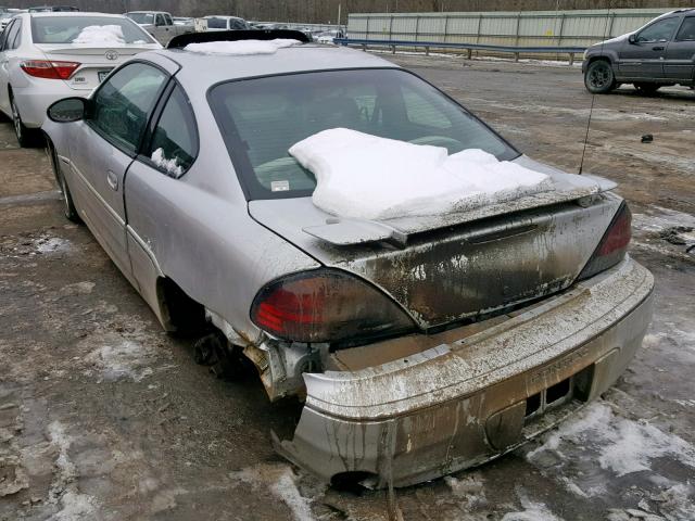 1G2NW12E94C164553 - 2004 PONTIAC GRAND AM G SILVER photo 3