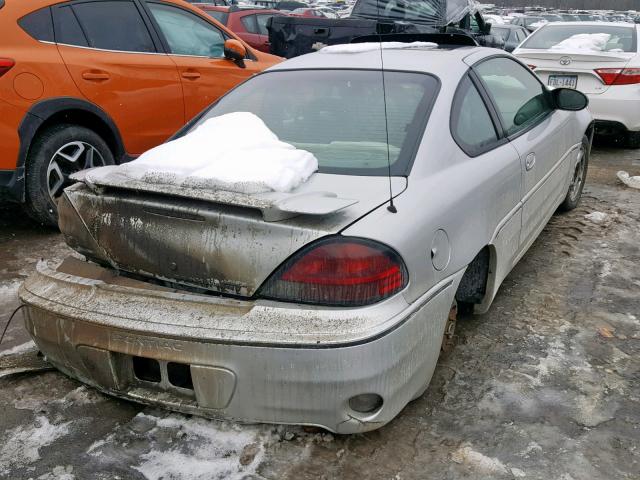 1G2NW12E94C164553 - 2004 PONTIAC GRAND AM G SILVER photo 4